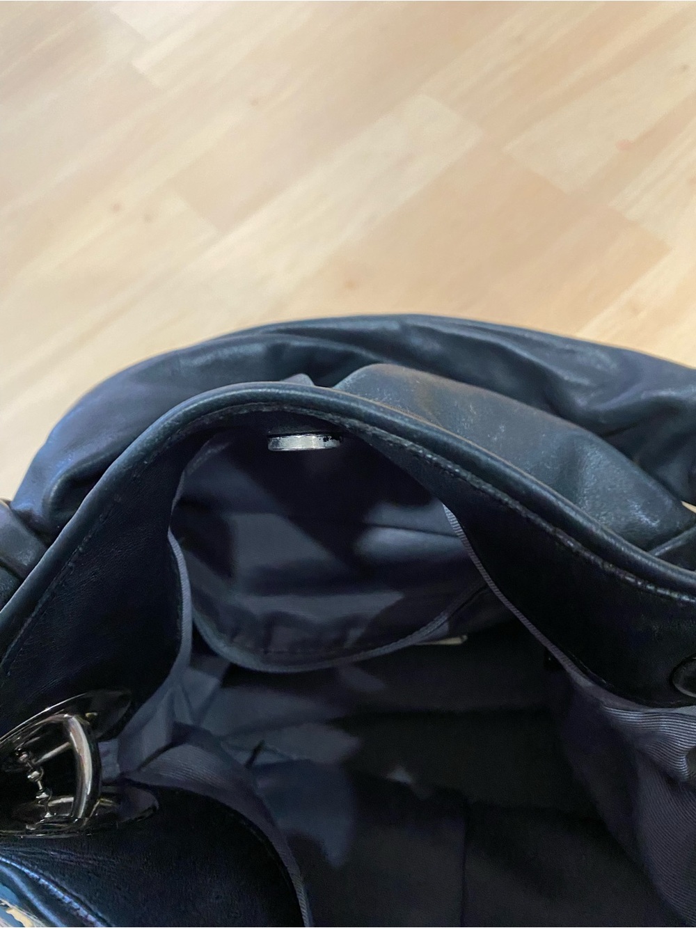 Coach Black Leather Crossbody/Shoulder Bag - Picture 6 of 12